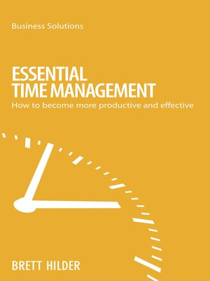 cover image of Essential Time Management